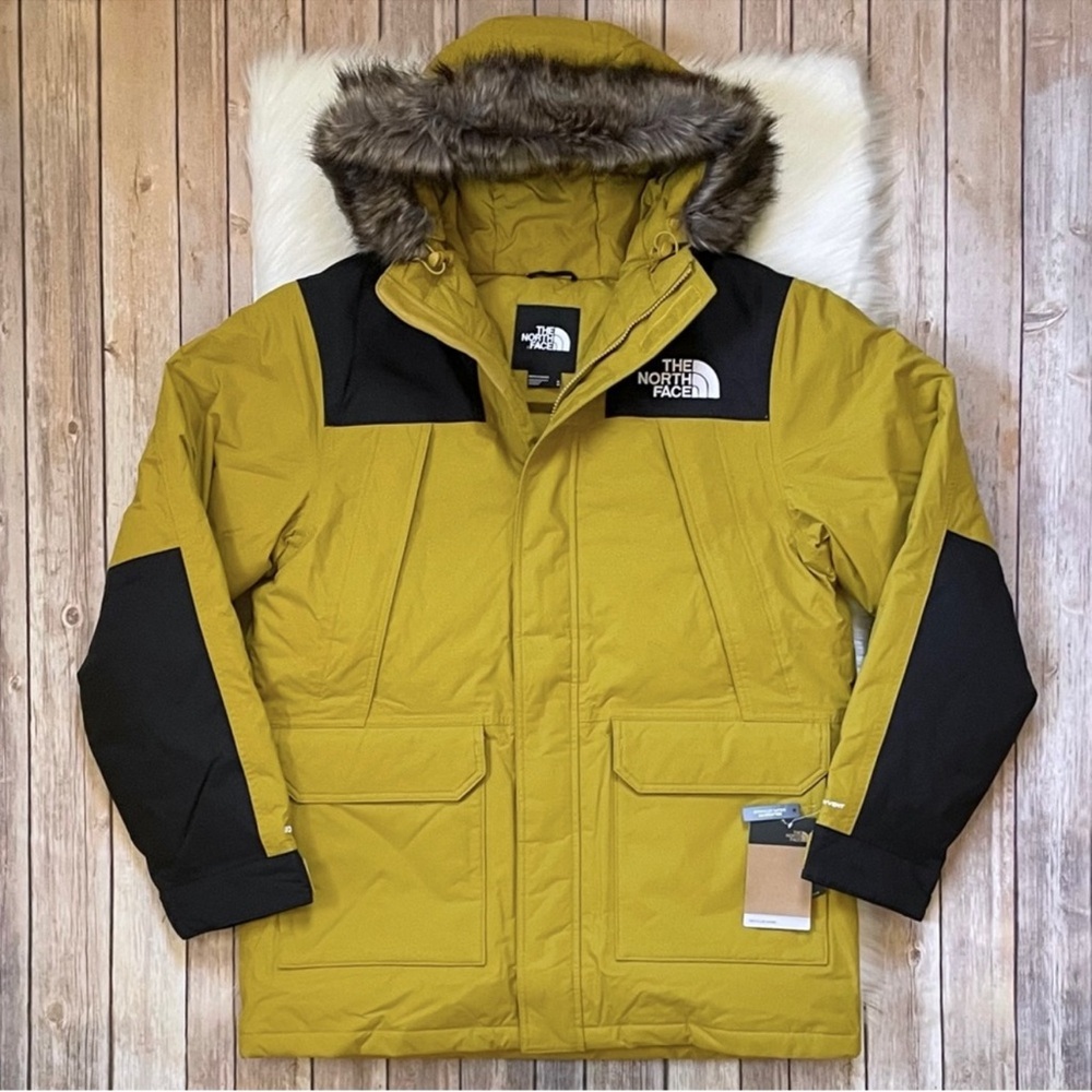 The North Face Men's Mustard and Black Ski Jacket - Picture 2 of 8